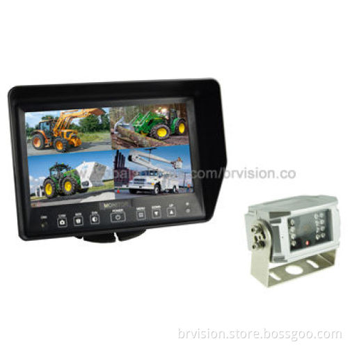 7.0-inch Rearview Systems, Include Waterproof Monitor and CCD Dome Camera, for Security